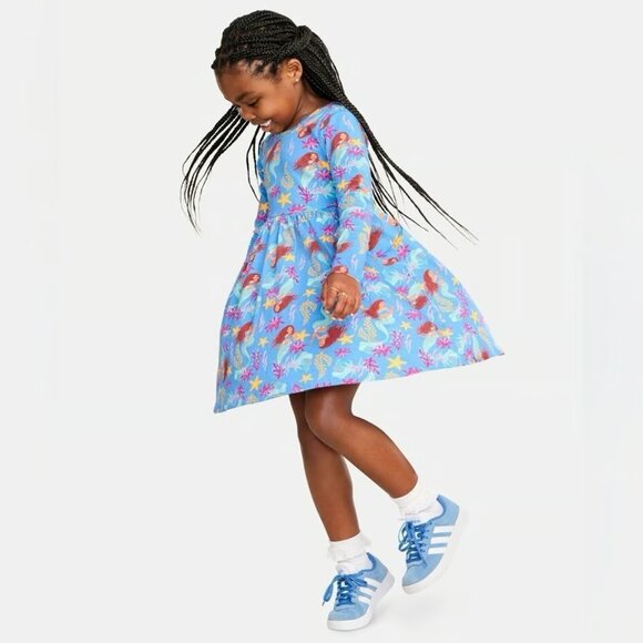 Hanna Andersson Disney Mermaid Skater Dress